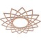 Ekena Millwork Eleanor Wood Fretwork Pierced Ceiling Medallion, Cherry, 28"OD x 10 3/4"ID x 3/8"T CMWP28X28X0375EACH - alternate 4